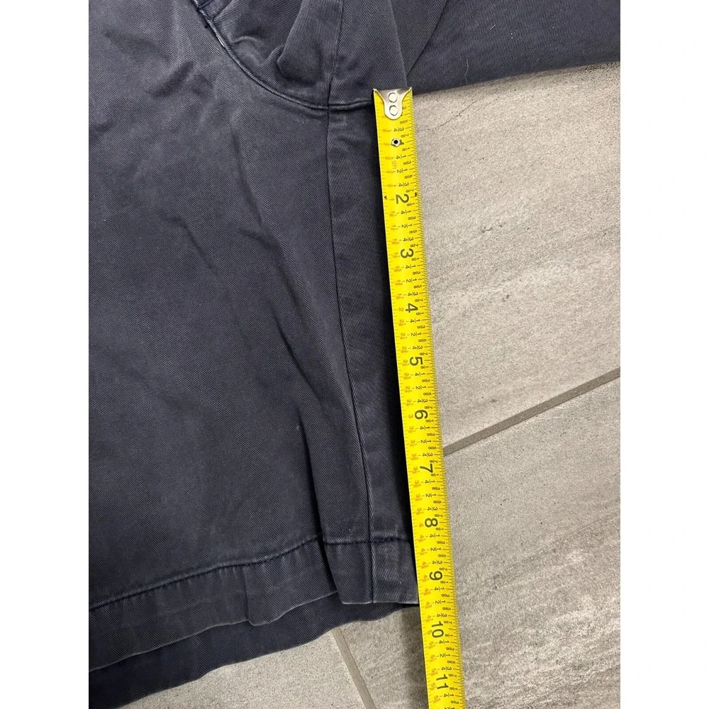 Polo Ralph Lauren Shorts Mens 42 Navy‎ 100% Cotton Denim Chino Casual Flat Front
